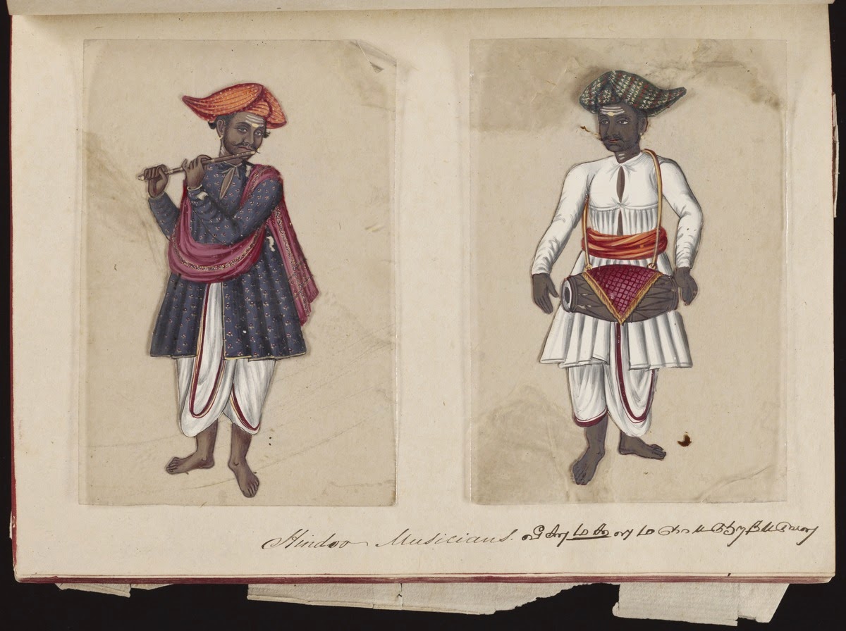 Seventy-two-Specimens-of-Castes-in-India-22-Hindoo-Musicians