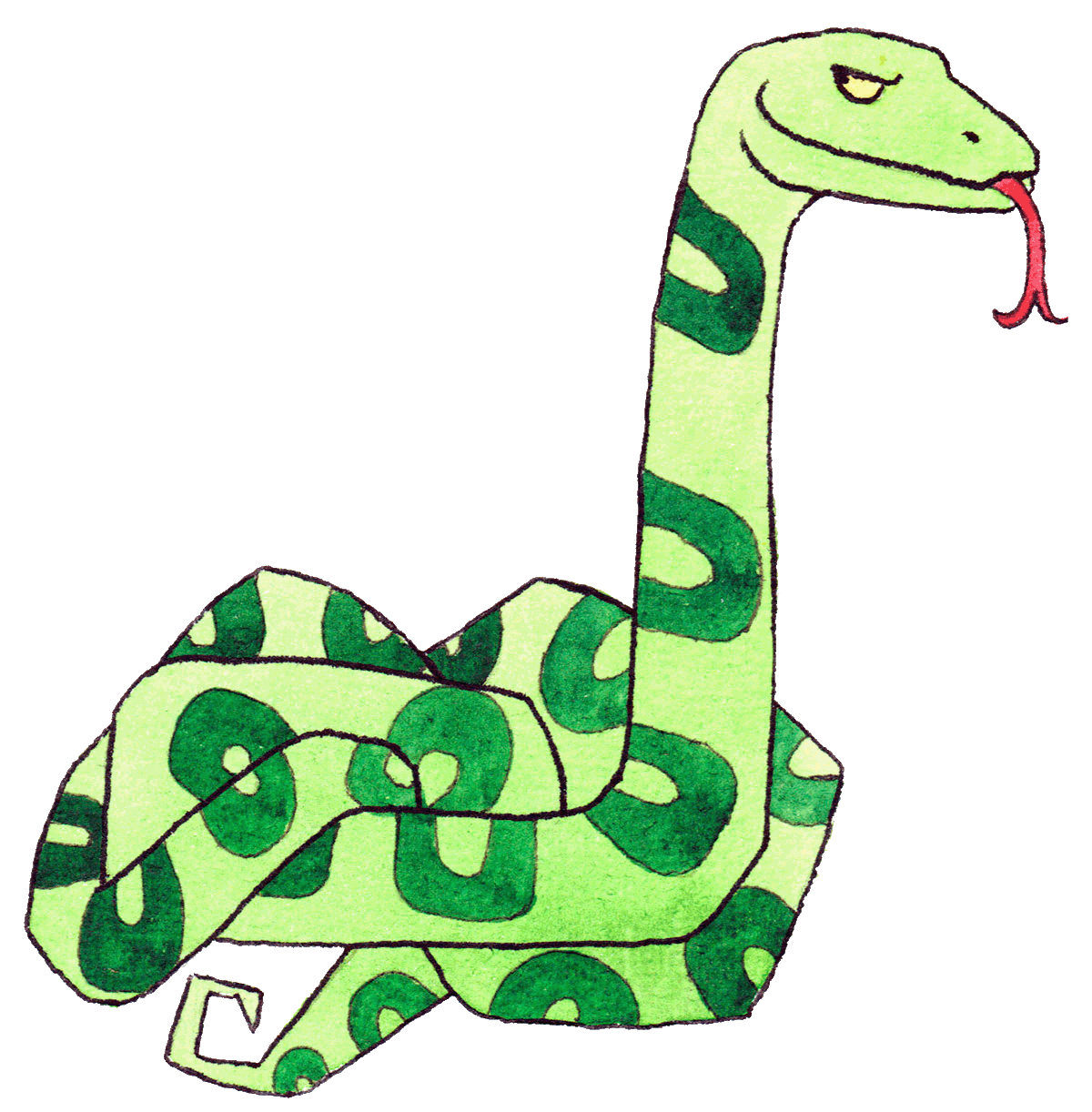 Chinesische Tierzeichen - Die Schlange