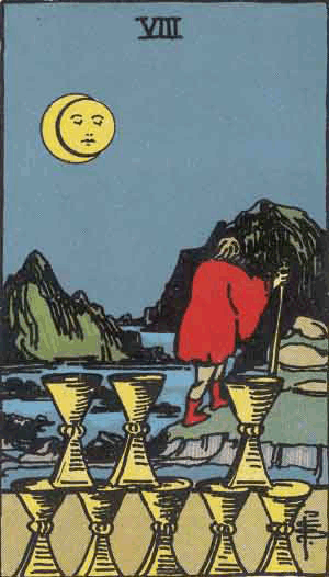 Tarotkort Otte Bægre