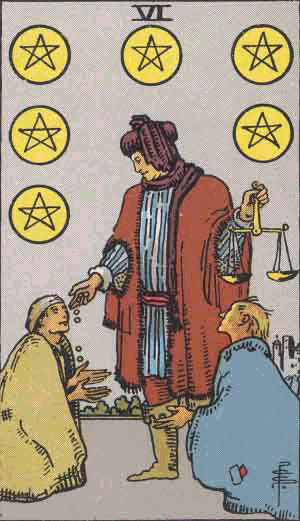 Tarot Mønter nr 6