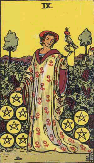 Tarot Mønter nr 9