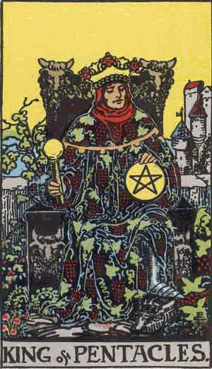 Tarot Mønter Konge