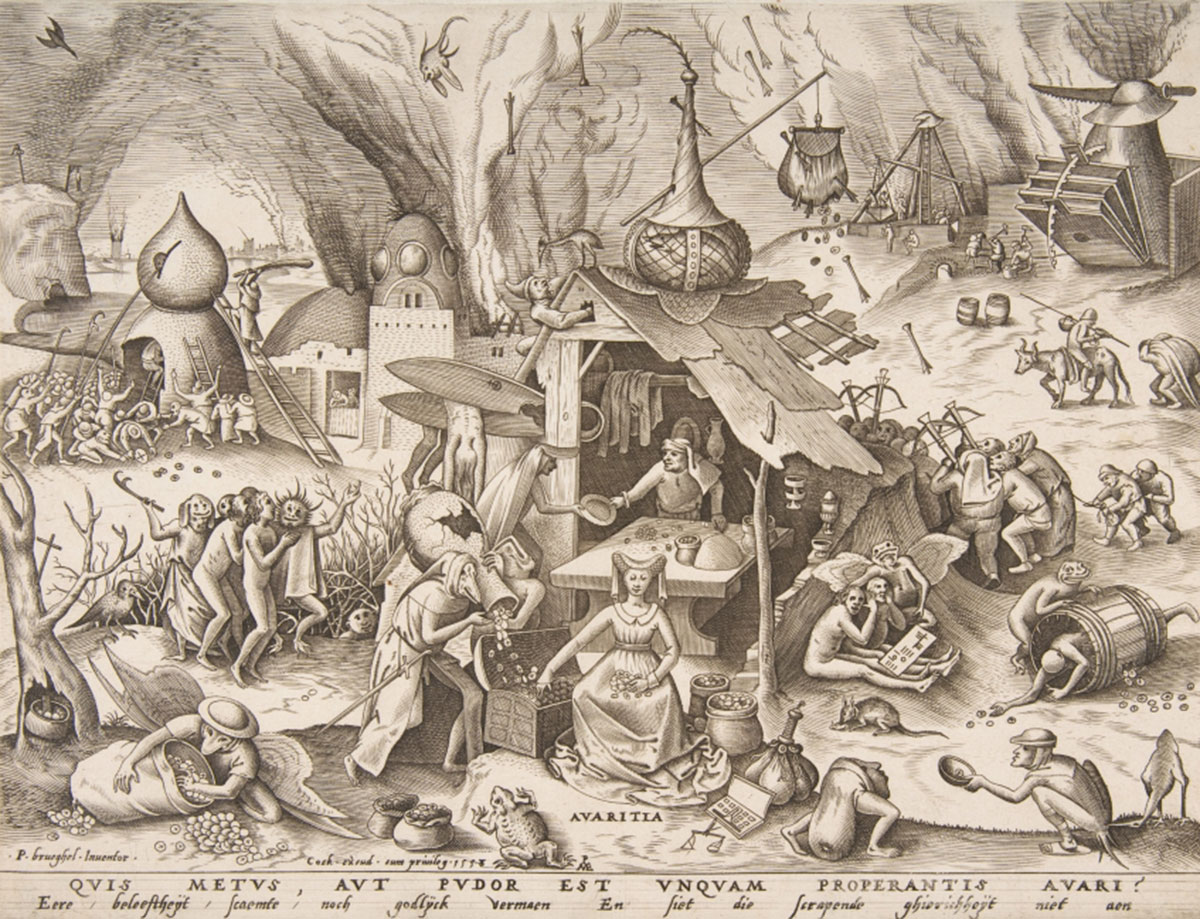 Pieter Bruegel dødssynder 02