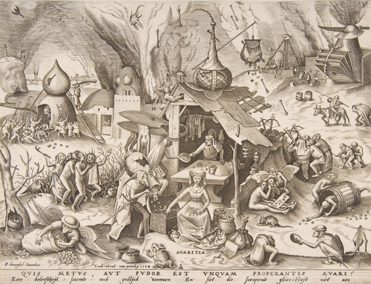 Pieter Bruegel dødssynder 02