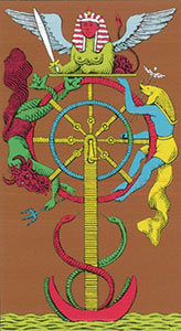 Skæbnehjulet Tarot Oswald Wirth