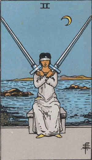 Tarot Sværd nr 2