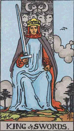 Tarot Sværd Konge